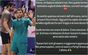 Cobolli: “Contro Berrettini lacrime di emozioni, conto di esserci a Parigi”
