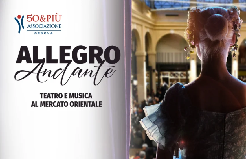 Genova. Lo spettacolo Allegro-Andante in scena al Mercato