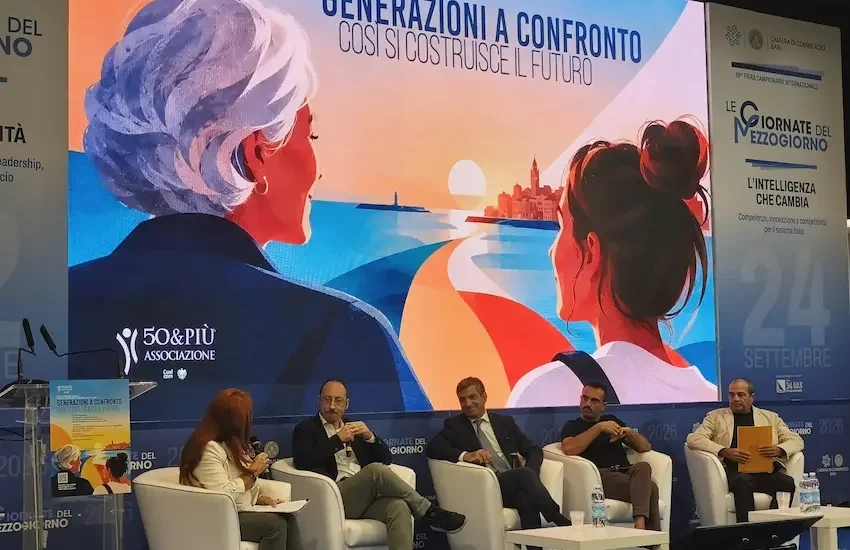 Alla Fiera del Levante il confronto tra generazioni. 50&Più: giovani e senior insieme per disegnare il futuro