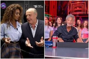 Gerry Scotti e Samira Lui rispondono a Fiorello… in catene