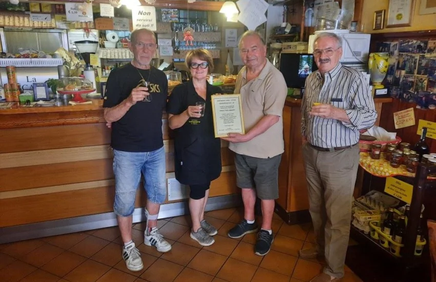 Gorizia. Un riconoscimento all’Osteria Riva Piazzutta