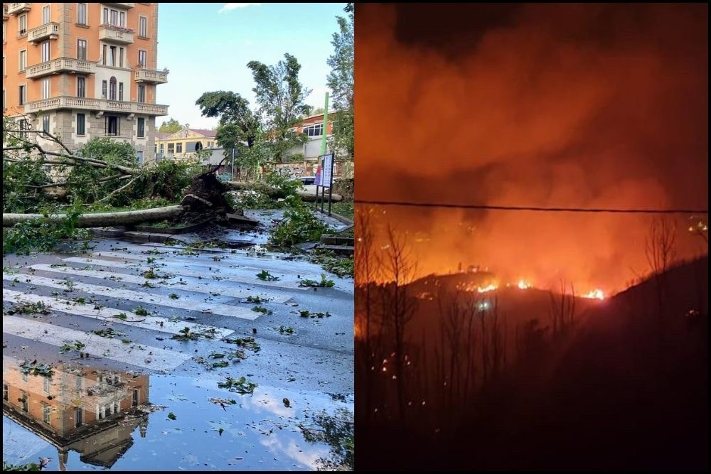 I cambiamenti climatici che dividono in due l’Italia