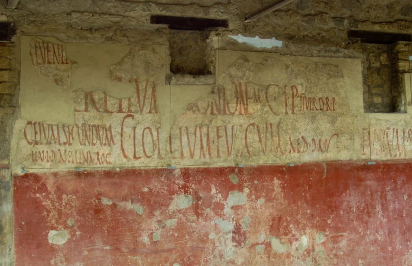 I graffiti di Pompei: il primo social network della storia