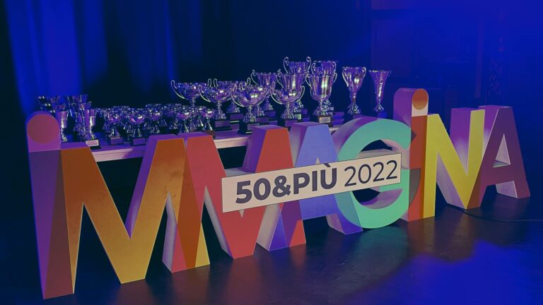La cerimonia di premiazione della XXVIII edizione delle Olimpiadi 50&Più