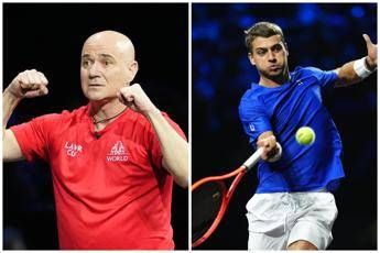 Laver Cup, Agassi ‘imbarazza’ Cobolli: “Quanto sei bello Flavio”