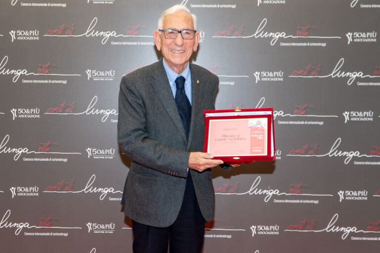 Vincenzo D’Amuri vince il Premio 50&Più ai Corti di Lunga Vita