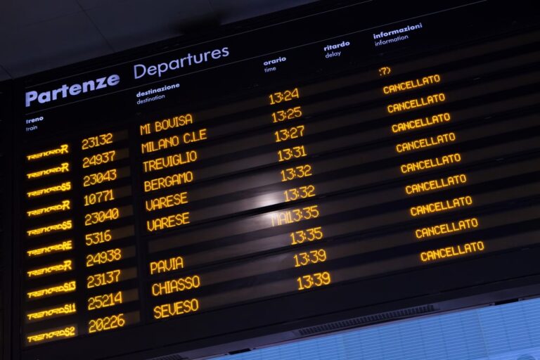 Sciopero dei treni 6 maggio: stop nazionale di 8 ore