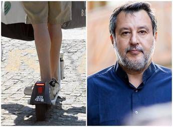 Stretta a Roma sui monopattini, Salvini: “Le regole salvano le vite, sicurezza strade è una priorità”