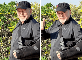 Vasco Rossi cade dalla bici e si rompe i legamenti della spalla: “Un’estate di dolori, tengo duro”