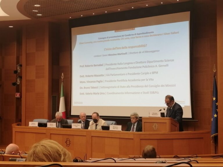 Silver Economy, presentata l’indagine di Itinerari Previdenziali in collaborazione con 50&Più