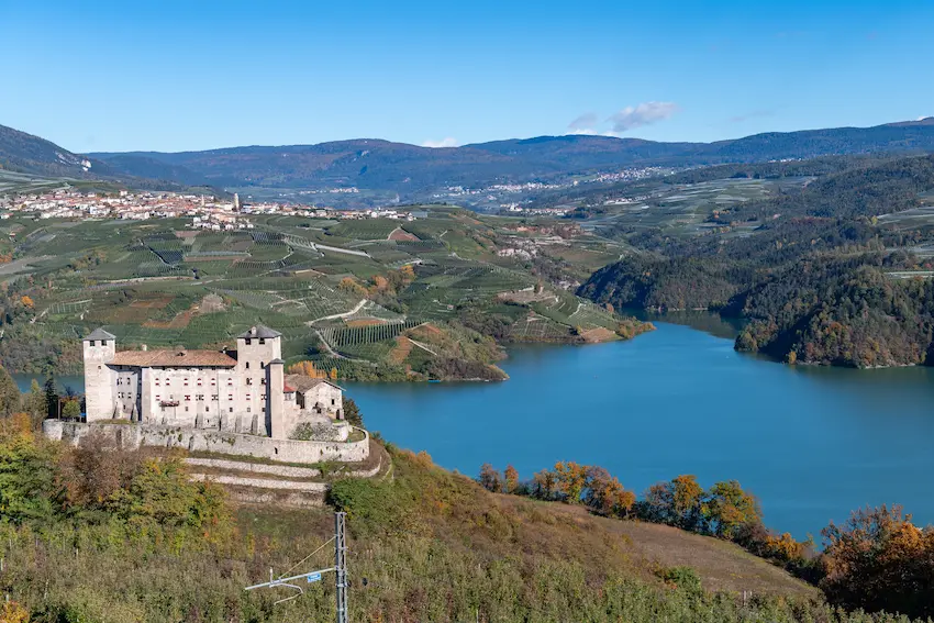 lago di santa giustina-castel cles-autunno-AptValdiNon-Santa Giustina-(24)