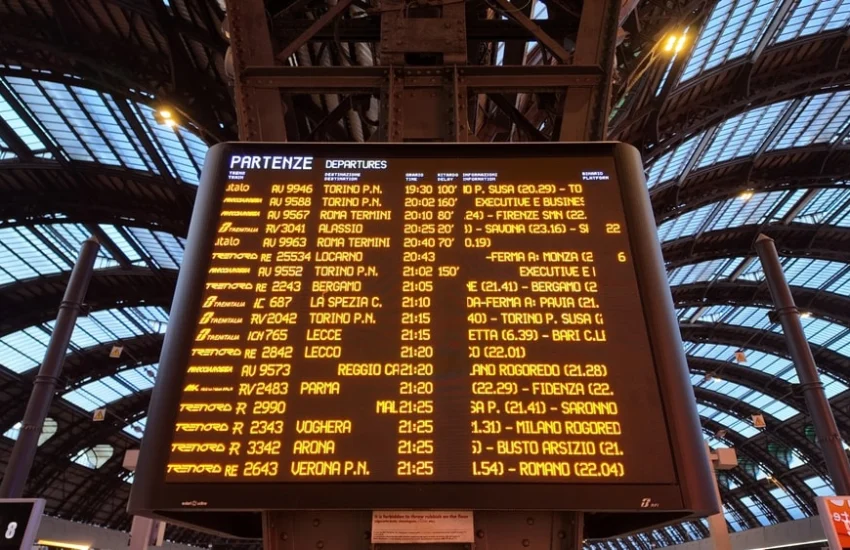 L’Italia dei treni in ritardo